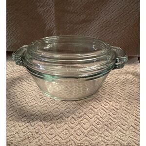 Anchor Ovenware Baking Dish with Lid 5.75” 20 oz